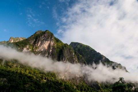 Mountains at Nong Khiaw, Laos