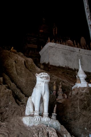 Pak Ou Caves on Nam Ou river, Laos