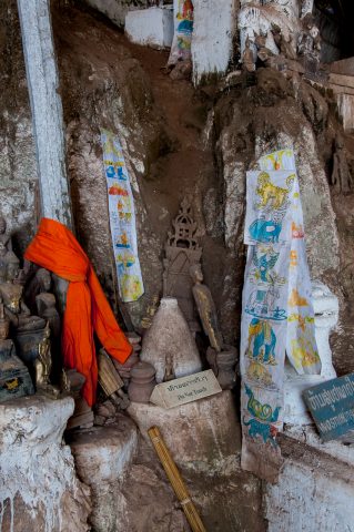 Pak Ou Caves on Nam Ou river, Laos