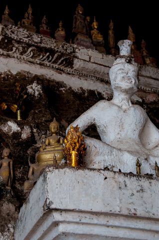 Pak Ou Caves on Nam Ou river, Laos