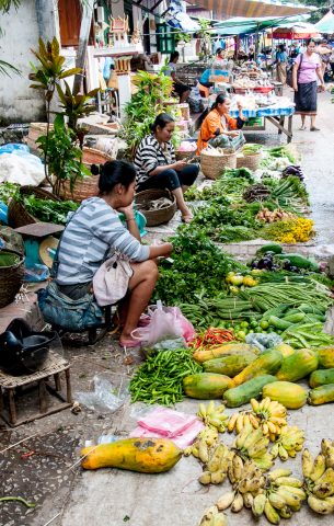 Market, Luang Prabang, Laos