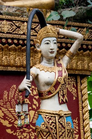 Wat Wisunarat grounds, Luang Prabang, Laos