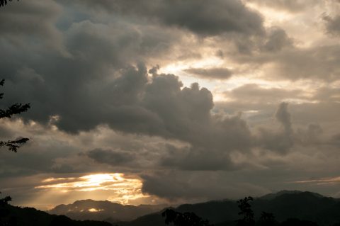 Sunset over the Mekong, Luang Prabang, Laos