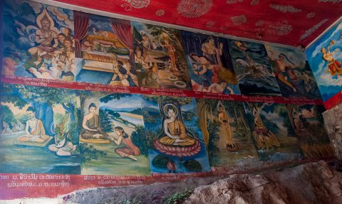 Phi Si Hill temple, Luang Prabang, Laos