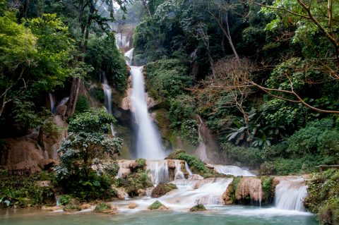 Kuang Si Waterfalls, near Luang Prabang, Laos