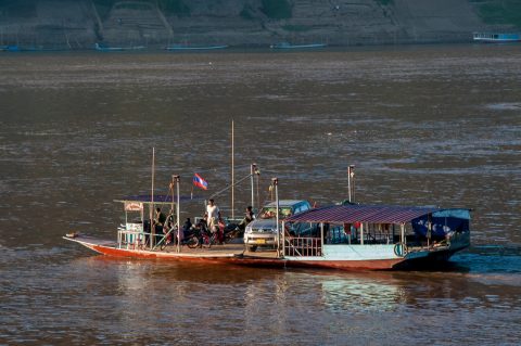Ferry across Mekong, Luang Prabang, Laos