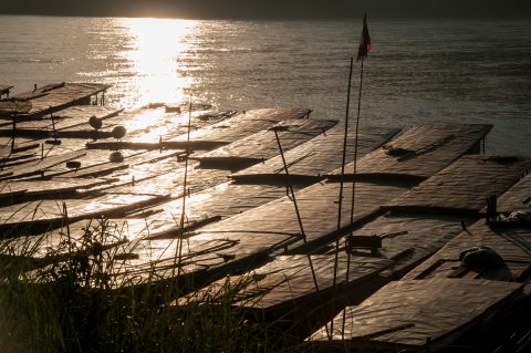Sunset over Mekong, Luang Prabang, Laos