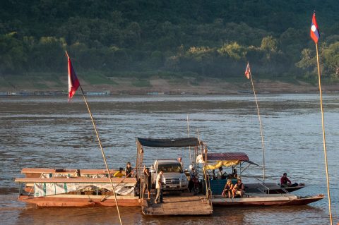 Ferry across Mekong, Luang Prabang, Laos