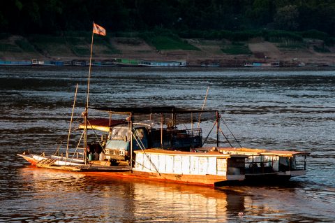 Ferry across Mekong, Luang Prabang, Laos