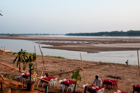 Mekong riverfront, Vientiane, Laos
