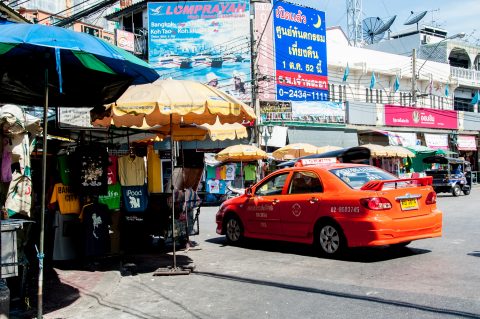 Central Bangkok street, Thailand