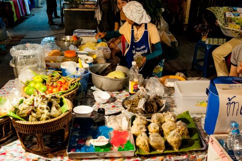 Night Bazaar food stall, Chiang Mai, Thailand