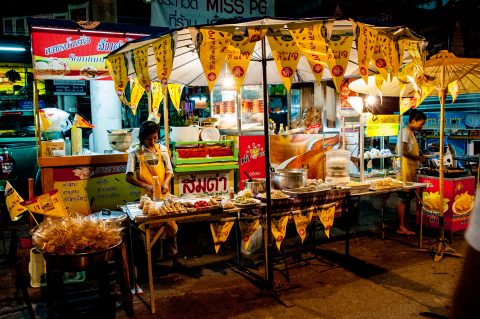 Night Bazaar food stall, Chiang Mai, Thailand