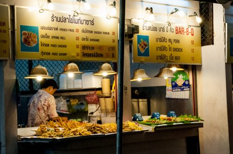 Night bazaar, Chiang Rai, Thailand