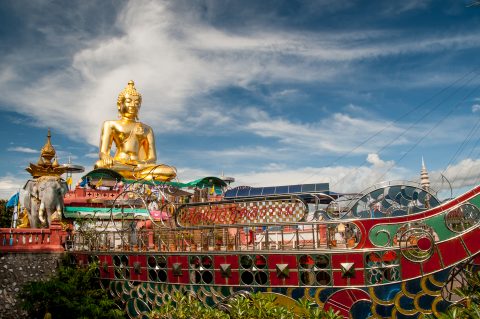 Phra Chiang Saen Si Phaendin,  Golden Triangle, Thailand
