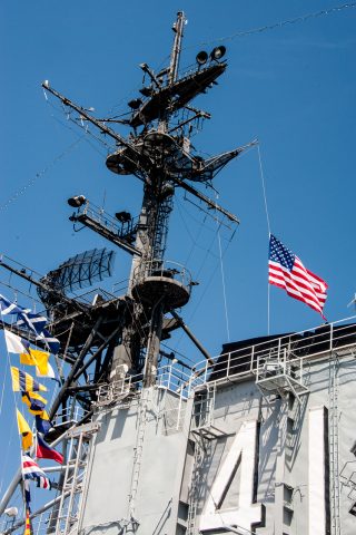 Island Superstructure, USS Midway, San Diego, California