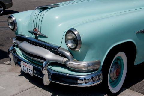 Vintage car, Morro Bay, California
