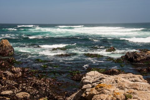 Restless Sea off Point Joe, near Monterey, California