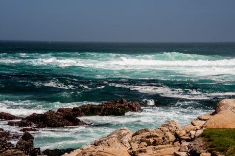Restless Sea off Point Joe, near Monterey, California