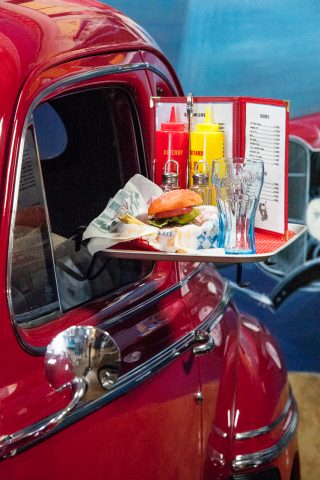 1950s Drive  In Fountain tray, Estrella Warbird Museum, Paso Rob