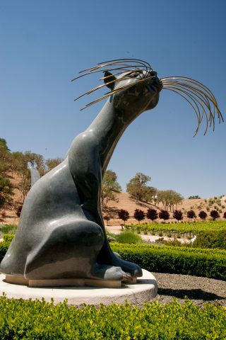 'Golden Morning' by J Jagger, Sculpterra Sculpture Garden, Paso.