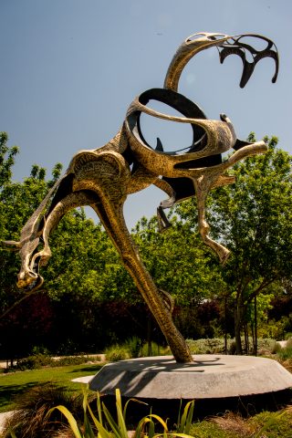 'Balancing Act' by J Jagger, Sculpterra Sculpture Garden, Paso.