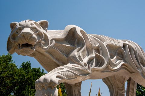'White Puma' by J Jagger, Sculpterra Sculpture Garden, Paso. Rob