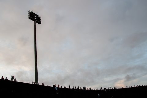 Sunrise exercise, Olympic Stadium, Phnom Penh