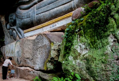 Reclining Buddha, Phnom Santuk
