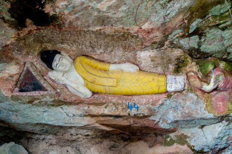 Reclining Buddha, Phnom Santuk