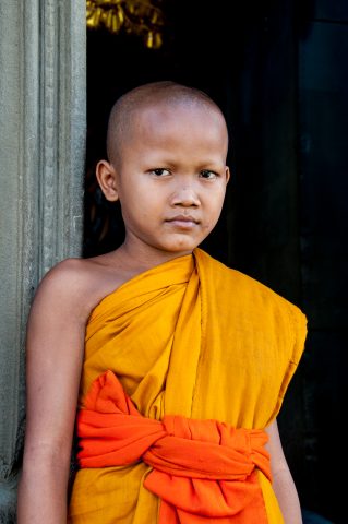 Monk, Angkor Wat