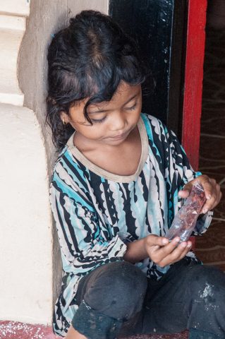 Girl at Temple near Siem Reap