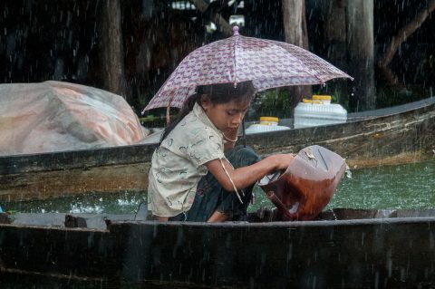 Floating village, Tonle Sap Lake, near Siem Reap
