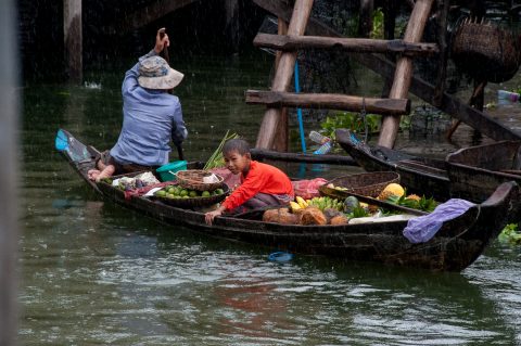 Floating village, Tonle Sap Lake, near Siem Reap