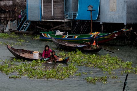 Floating village, Tonle Sap Lake, near Siem Reap