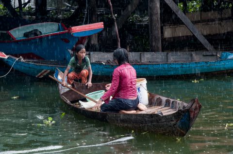 Floating village, Tonle Sap Lake, near Siem Reap