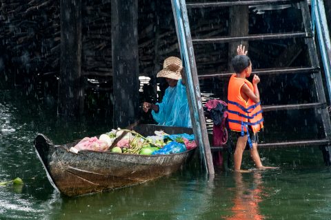 Floating village, Tonle Sap Lake, near Siem Reap