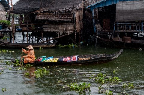Floating village, Tonle Sap Lake, near Siem Reap