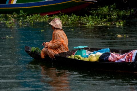 Floating village, Tonle Sap Lake, near Siem Reap