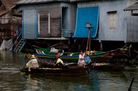 Floating village, Tonle Sap Lake, near Siem Reap