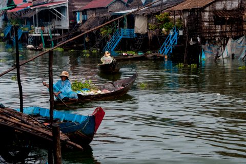 Floating village, Tonle Sap Lake, near Siem Reap