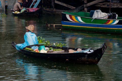 Floating village, Tonle Sap Lake, near Siem Reap