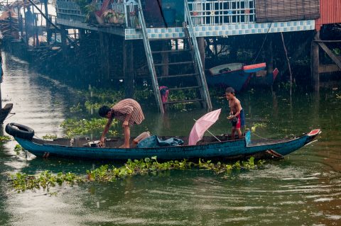 Floating village, Tonle Sap Lake, near Siem Reap