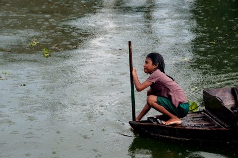 Floating village, Tonle Sap Lake, near Siem Reap