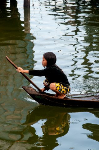 Floating village, Tonle Sap Lake, near Siem Reap