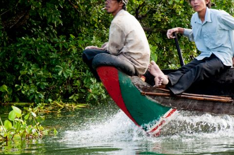 Floating village, Tonle Sap Lake, near Siem Reap