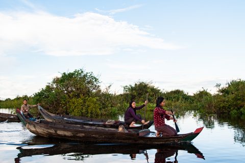 On Tonle Sap Lake, near Siem Reap