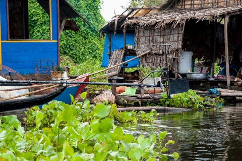 Floating village, Tonle Sap Lake, near Siem Reap