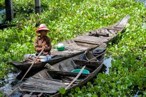 Floating village, Tonle Sap Lake, near Siem Reap