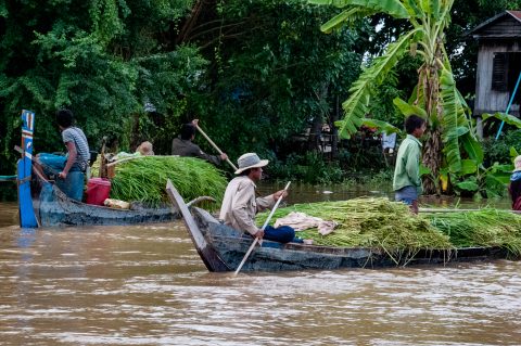 Floating village, Tonle Sap Lake, near Siem Reap